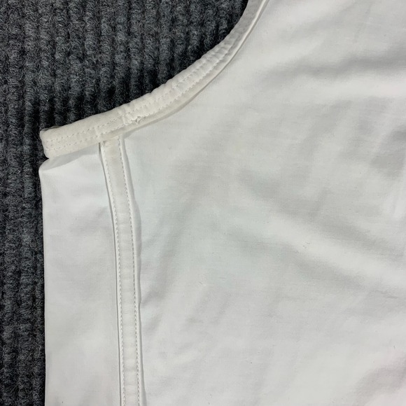 Greyson Top Womens S mall White Quarter Zip Sleeveless Performance Golf Stretch - Picture 6 of 12